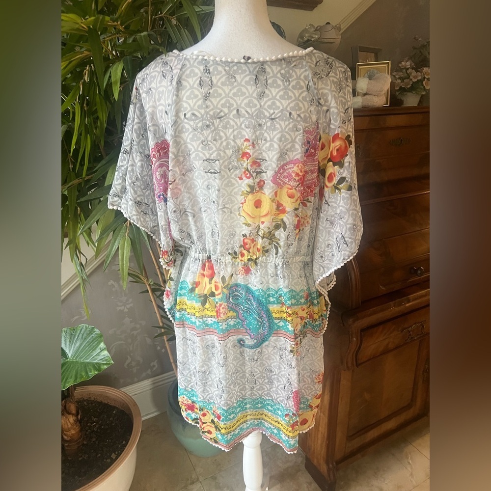 Mushbaby Sienna Rose Large swimsuit cover up. Good condition drawstring waist - Picture 6 of 10